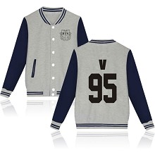 BTS V 95 cotton thick hoodie coat jacket cloth