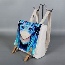 Hatsune Miku anime canvas backpack bag