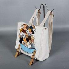  Neko Atsume canvas backpack bag 