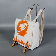 Fairy Tail anime canvas backpack bag