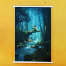 Totoro anime wall scroll