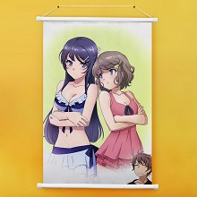 Seishun buta yarou wa bunny anime wall scroll