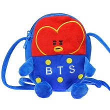 BTS plush satchel shoulder bag