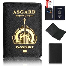 Black Panther Passport Cover Card Case Credit Card...