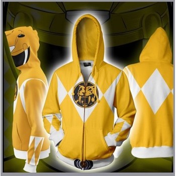 Power Rangers anime 3D printing hoodie sweater cloth