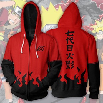 Naruto anime 3D printing hoodie sweater cloth