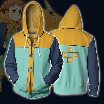 The Seven Deadly Sins anime 3D printing hoodie sweater cloth