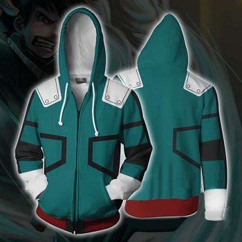 My Hero Academia anime 3D printing hoodie sweater cloth