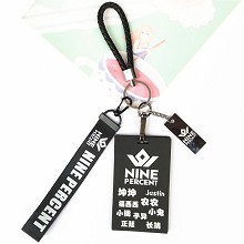 BTS card set key chain