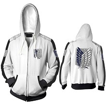 Attack on Titan anime 3D printing hoodie sweater c...