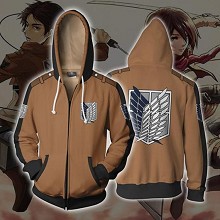 Attack on Titan anime 3D printing hoodie sweater cloth