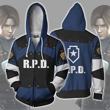 Resident Evil Leon Scott Kennedy 3D printing hoodie sweater cloth