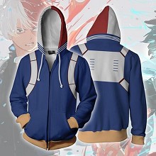 My Hero Academia anime 3D printing hoodie sweater cloth