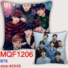 BTS star two-sided pillow