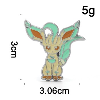 Pokemon Leafeon anime brooch pin