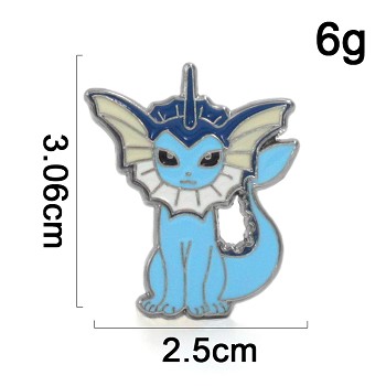 Pokemon Vaporeon anime brooch pin