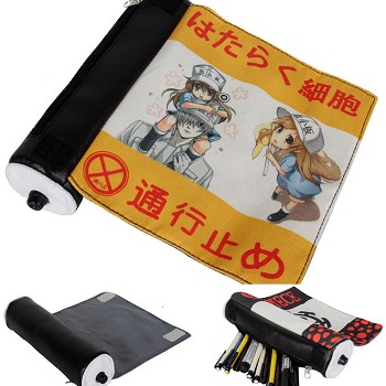 Cells At Work anime canvas pen bag pencil bag