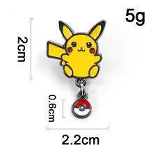 Pokemon pikachu anime brooch pin