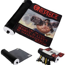  One Piece anime canvas pen bag pencil bag 