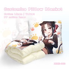 Kaguya-sama pattern customize pillow blanket cushion quilt