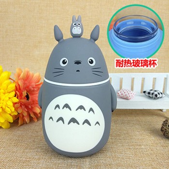 Totoro anime glass cup kettle