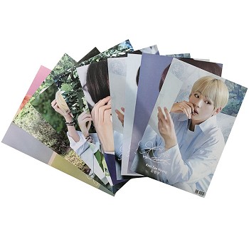 BTS Kim Tee Hyung star posters set(8pcs a set)