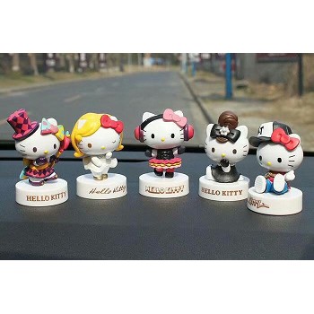  Hello kitty figures set(5pcs a set) 