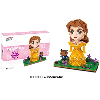 Disney Princess anime Building Blocks 1410PCS