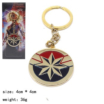 Captain Marvel key chain