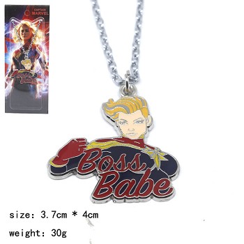 Captain Marvel necklace