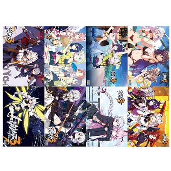 Honkai Impact 3 posters set(8pcs a set)