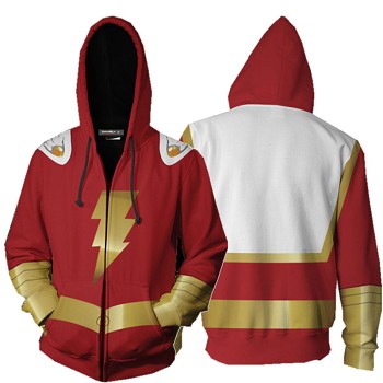 Shazam movie 3D printing hoodie sweater cloth