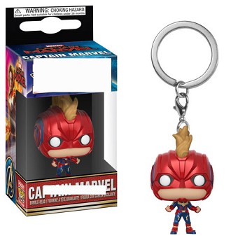 Funko POP Captain Marvel figure doll key chain