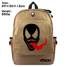 Venom canvas backpack bag