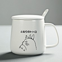 Totoro anime ceramic cup mug