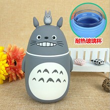 Totoro anime glass cup kettle