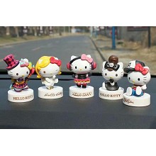 Hello kitty figures set(5pcs a set)