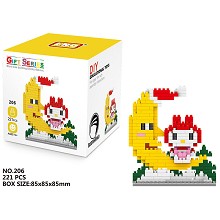 Hello Kitty anime Building Blocks 221PCS