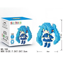 Hatsune Miku anime Building Blocks 166PCS