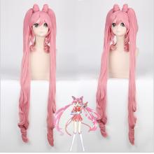 Sailor Moon Chibiusa anime cosplay wig 120cm