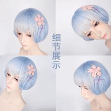 Re:Life in a different world from zero Rem cosplay wig a set