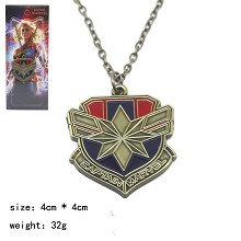 Captain Marvel necklace