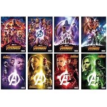 he Avengers Marvel hero posters set(8pcs a set)