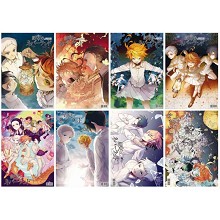 The Promised Neverland anime posters set(8pcs a se...