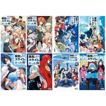Tensei shitari slime anime posters set(8pcs a set)