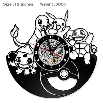 Pokemon anime wall clock