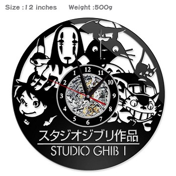 Totoro anime wall clock