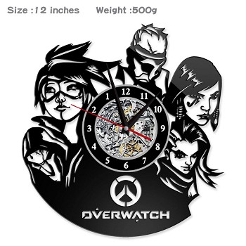 Overwatch game wall clock