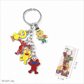 Sesame Street anime key chain