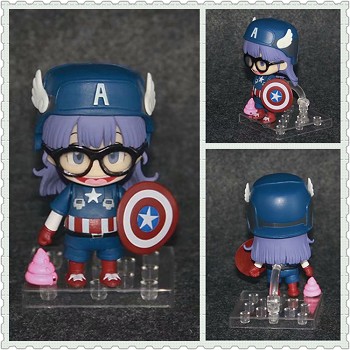 Dr.Slump Alrale cos Captain America figure